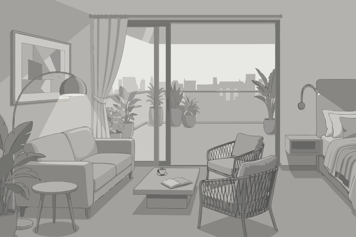 Studio-Apartment - T2